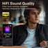Aiandcc 128GB Mp3 5.3 Mp3 Player with Bluetooth HiFi Sound, Player with FM Radio, Mini Music Player for Kids Adults