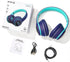 FFZ Kids Bluetooth Headphones, Wireless Headphones for Kids, Built-in Microphone, Colorful LED Lights, Foldable