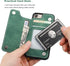Vaburs Wallet Case for iPhone SE(2022)/SE(2020)/8/7, Embossed Mandala Pattern Flower, Green