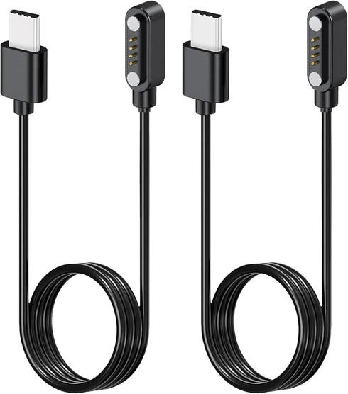 2xPack USB C Magnetic Charger Cables for PLAUD Note AI Voice Recorder