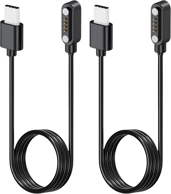 2xPack USB C Magnetic Charger Cables for PLAUD Note AI Voice Recorder