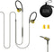 Elgin Rumble Wired Earplug Headphones, In-Ear Earbuds with Mic, 3.5mm Jack, IP67 Waterproof, Noise Isolating
