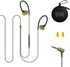 Elgin Rumble Wired Earplug Headphones, In-Ear Earbuds with Mic, 3.5mm Jack, IP67 Waterproof, Noise Isolating