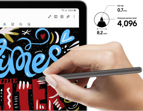 (No Bluetooth) HQB-STAR Galaxy Tab S9/S9 Plus/S9 Ultra/S9 FE S Pen Replacement for Samsung Galaxy Tab S9 Ultra Tab S9 Stylus Pen, Slim 0.7mm Pen Tip, 4,096 Pressure Levels White