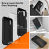 SURPHY iPhone Xs Max Case, Thickened Liquid Silicone Phone Case, Black, Designed for 6.5 Inch iPhone Xs Max