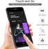 JETech Full Coverage Screen Protector for iPhone SE 3 (2022)/SE 2 (2020)/8/7 4.7-Inch, Black Edge, Case-Friendly, 3-Pack