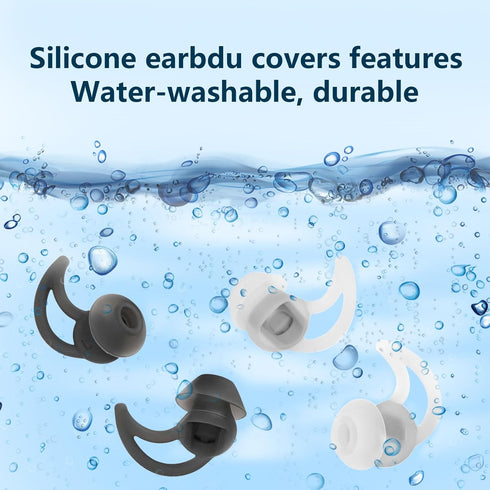 Silicone Replacement Earbud Tips, Compatible with Bose QC20 QC20i SoundSport, 3 Pairs Earbud Rubber Tips