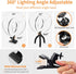 ACMEZING 5 Dimmable 5 Video Conference Lighting Kit, Ring Light Clip on Laptop Monitor with Color & Brightness Level