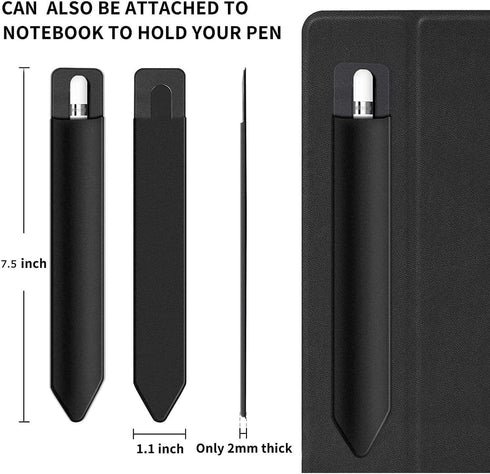 BoxWave Stylus Pouch for HP Envy x360 Convertible 2-in-1 Laptop (15.6"), Portable Self-Adhesive Stylus Holder (Jet