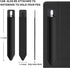 BoxWave Stylus Pouch for HP Envy x360 Convertible 2-in-1 Laptop (15.6"), Portable Self-Adhesive Stylus Holder (Jet