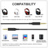 A40 Audio Cable Compatible with Astro A40, A40 TR, A30, A10 Gaming Headsets for Xbox One, PS4, PS3, Smartphone, Stereo Audio Cable, 6.6ft