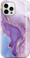 BAISRKE Compatible with iPhone 12 Case, Gold Sparkle Glitter Marble for Women, Shockproof Flexible Bumper Soft TPU Cover
