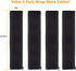Bestfy Cord Organizer System - 19.5 Inch Cable Management Sleeve with Zipper, 4 Pack
