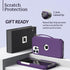 Compatible With iPhone 12 Wallet Case for Women & Men, Slim Durable Faux Leather Flip Case with Card Holder (Purple)