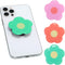 Weewooday 3 Pieces Phone Grip Holder - Daisy Flower Expandable Collapsible Self Adhesive Cute 2D Grip Stand Holders