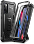 Dexnor Heavy Duty Case for Samsung Galaxy S20 FE 5G, Black Shockproof Protective Cover with Built-in Screen Protector