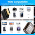 Togconn 90 2 Pack, 8K@60Hz,4K@120Hz Degree Mini HDMI to HDMI Adapter (Up and Down) Right Angle Mini HDMI (Male) to HDMI