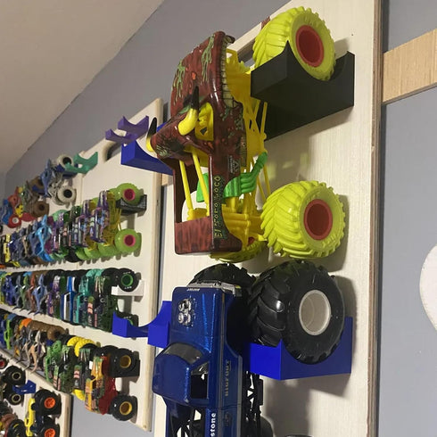 1:24 1:24 Wall Mount Display for Scale Monster Jam,Accessories for Escalado para Monster Trucks Black