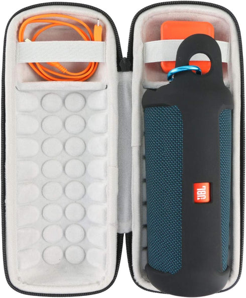 khanka Hard Travel Case + Silicone Replacement for JBL FLIP5 Flip 5 Portable Bluetooth Speaker