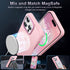 Upgraded Magnetic Slim Translucent Case for iPhone 15 Pro Max, Compatible with MagSafe, Tender Pink