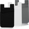 Cell Phone Wallet Card Holder Sleeves, 3 Pack Adhesive Credit ID Cards Pocket Wallets for iPhone Android Phones,