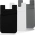 Cell Phone Wallet Card Holder Sleeves, 3 Pack Adhesive Credit ID Cards Pocket Wallets for iPhone Android Phones,