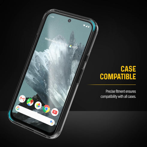 magglass Screen Protector for Google Pixel 8a, Full Coverage Tempered Glass with Matte Finish