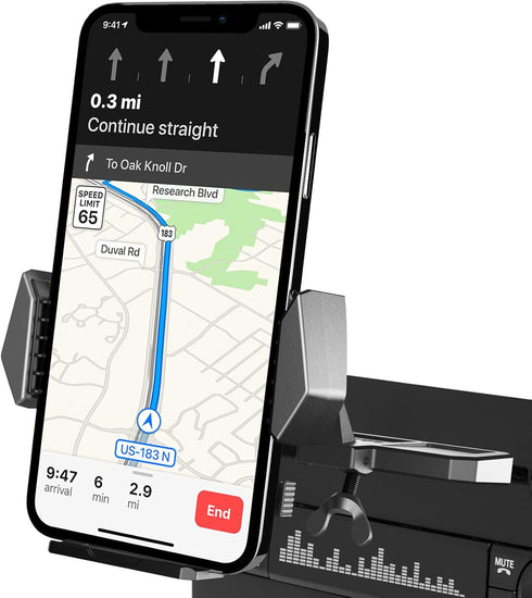 APPS2Car Sturdy CD Slot Phone Mount with One Hand Operation Design, Hands-Free Car Phone Holder, Universally Compatible
