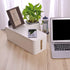 Naeety Set Cable Organizer Box of Three, Power Cover Cord Holder Surge Protector for Desk (White)