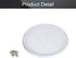 Fielect 2Pcs 6.5" Speaker Grill Covers, White Subwoofer Grill Cover Guard Protector with 8 Screws