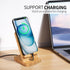 Baiwryxl Wood Phone Stand, Desktop Wooden Phone Holder, Portable Office Phone Stand for Desk, Wood ipad Stand