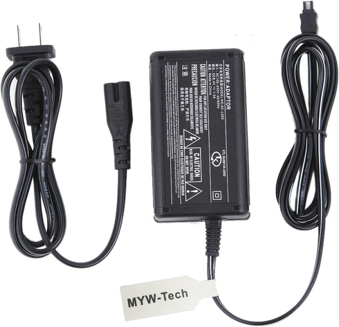 MYW-Tech CCD-TR87 AC DC Adapter Charger for Sony (NOT fit Other Models) Handycam Camcorder Video Camera Recorder DC