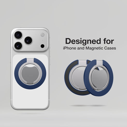 AMAZINGthing 17/16/15/14/13/12 [Titan PRO MagFlex Grip Removable Phone Grip & Kickstand, Dual-Magnetic Mount