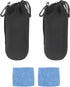 PATIKIL 2 Pcs Camera Lens Pouch, 4" ID x 10" H Drawstring