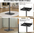 USX MOUNT Universal Speaker Stands, Height Adjustable 30.0" to 39.1" for Satellite & Small Bookshelf Speakers, 1 Pair