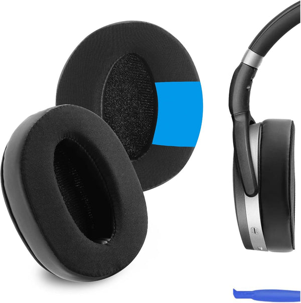 Geekria Sport Cooling Gel Replacement Ear Pads for Sennheiser HD4.50 Series Headphones (Black)