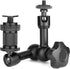 ChromLives 7'' 1/4'' Magic Arm, Articulating Magic Friction Arm Adjustable with Hot Shoe Mount Tripod Screw Compatible