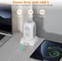 Surge Protector Power Strip Tower, TESSAN 10 Ft Extension Cord with 8 AC Outlets & 4 USB Ports