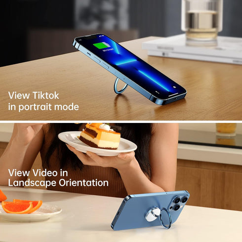Syncwire Cell Phone Ring Holder Stand, 360 Degree Rotation Finger Ring Kickstand for iPhone, Samsung, Pixel - Blue