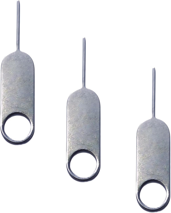 Sim Card Tray Ejector Pin with Keychain Hole - Universal Sim Card
