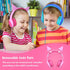 gorsun Kids Headphones with Limited Volume, Over Ear Wired Headset Earphones for Boys and Girls, Toddler Headphones