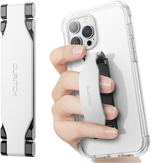 SURITCH Phone Grip Strap Finger Loop Holder for Back of Phone, 2-in-1 Soft