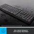 Logitech MK235 Wireless Keyboard and Mouse Combo, USB Receiver, 15 FN Keys, Long Battery Life for Windows, PC