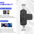 USB C Lightning SD Card Reader for iPhone 15 iPad Mac - 2 in 1 Micro SD/SD Card Adapter(Read two cards simultaneously), Portable Digital Camera Adapter Memory Card Reader, Plug and Play by Ardaddyn