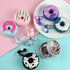 QearFun Donut Earbuds for Kids, Cute Wired Earbud & in-Ear Headphones with Microphone and Lovely Storage Case for