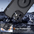 Hython Magnetic Translucent Matte Phone Case for iPhone 11, Slim Fit Shockproof Bumper, Compatible with MagSafe for