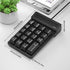 JPHTEK 19 Accounting Wired USB Numeric Keypad Key Number Pad Keyboard, Portable Financial Keyboard for Laptop PC