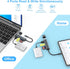 TIANSONG 3.0 15/iPad/Mac 4 S23 S22 USB SD Card Reader with Dual USB Ports, USB C SD Card Reader for iPhone Ports Read