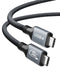 USB4 Cable for Thunderbolt 4, 3.3FT with 240W Fast Charging, 40Gbps Data Transfer, 8K@60Hz Video Display USB-C