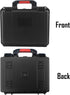 Weatherproof IP67 Hard Case with Customizable Foam for Pistol, GoPro, Camera Accessories, Black, 11 x 9 x 4 Inches